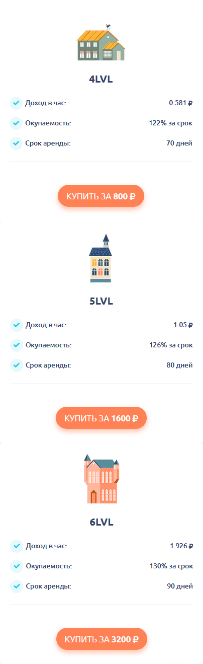 VIP-дома в StroyBoom - дома с 4 по 6 уровень